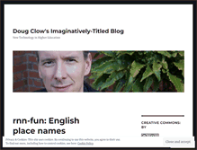 Tablet Screenshot of dougclow.org